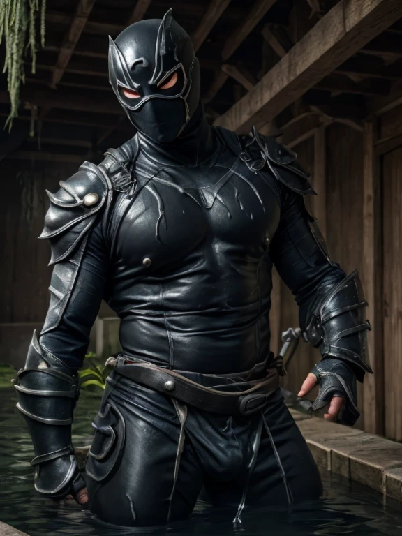 masked, Superhero, hero, strong and robust male, Armor, Tentacle entanglement, uniform, Binding hands togethe, Foreign object invasion, monster breeding, wet, slime, tentacles, slimy tentacles, monster and human breeding(best quality,4k,8k,highres,masterpiece:1.2),ultra-detailed,(realistic,photorealistic,photo-realistic:1.37)