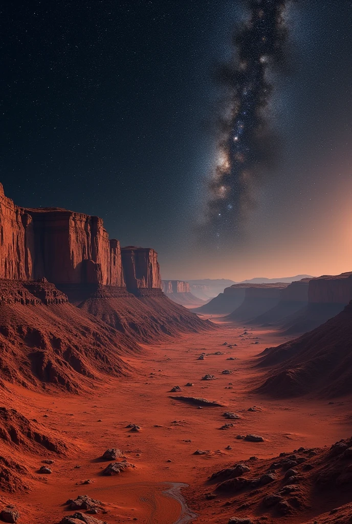 space photos of mars and stars