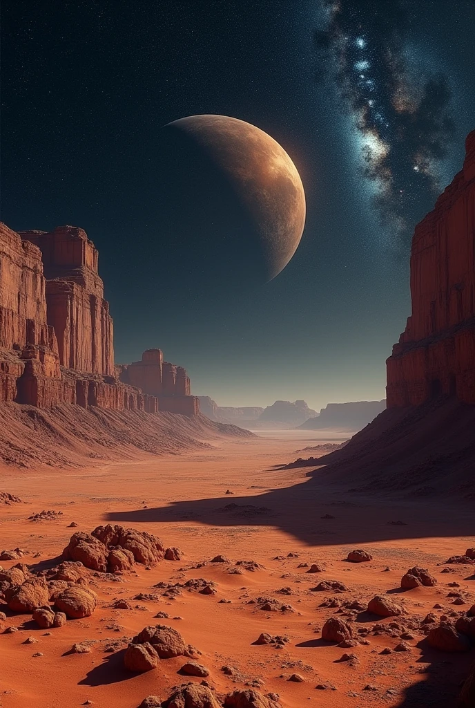 space photos of mars and stars
