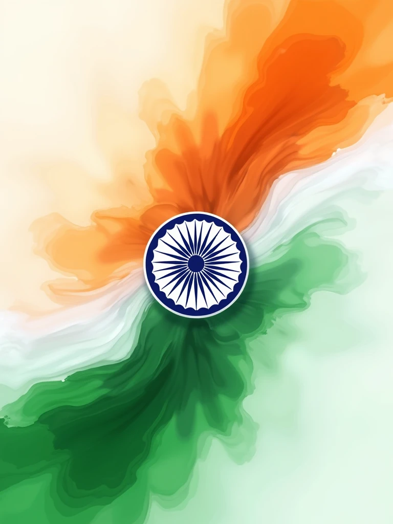 indian flag creative profile pic