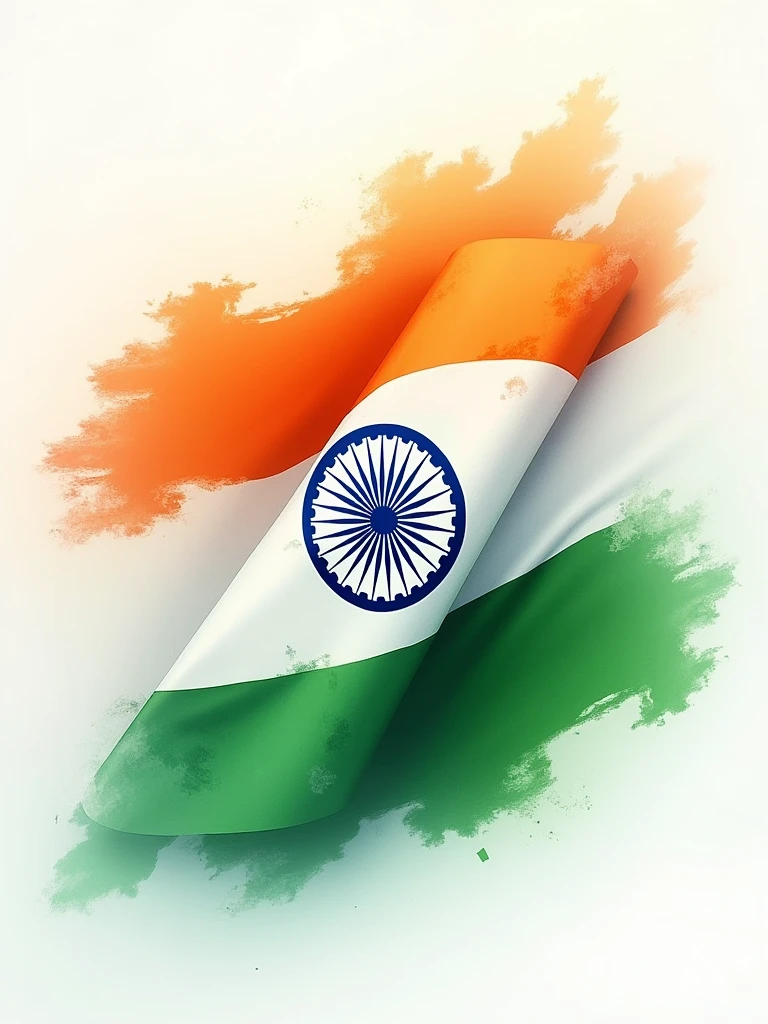 indian flag creative profile pic