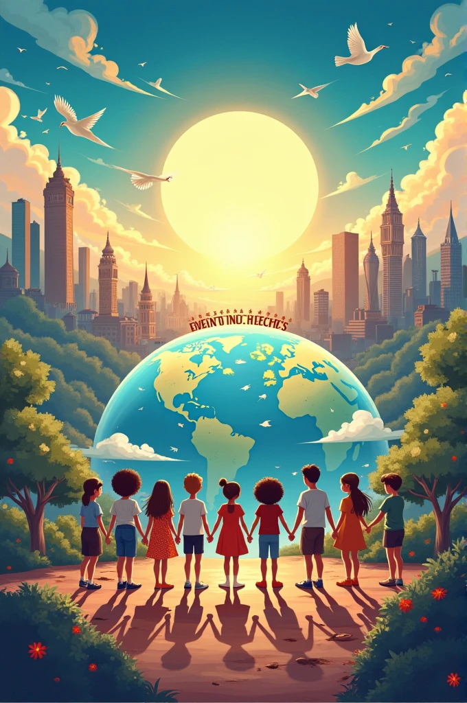 Theme ofFor peace to be more than a possibility, we need to make it a priority. This year, we are asking our young students to create a poster that speaks to the world's infinite potential for goodness, when we commit to defending the idea of boundless peace.