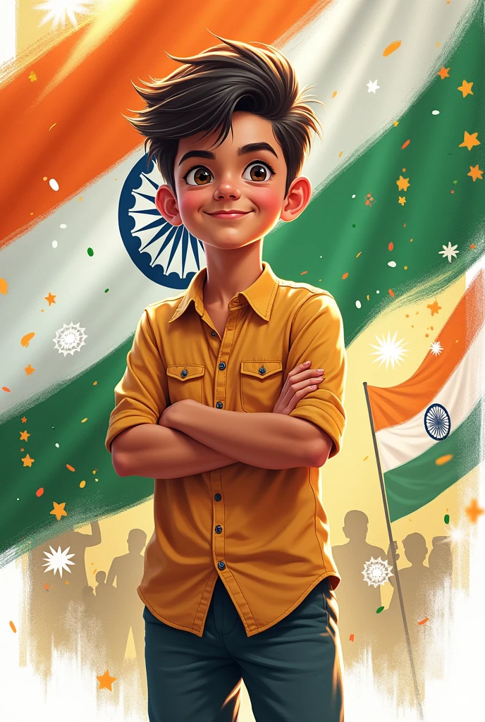 14 agust Independence Day a handsome boy