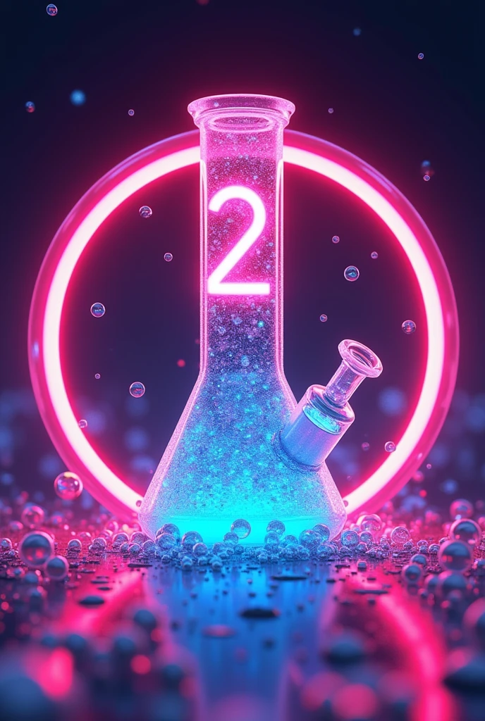 (Lightstick boygroup 82MAJOR, number 8 number 2 letter M, circle bong, bubble