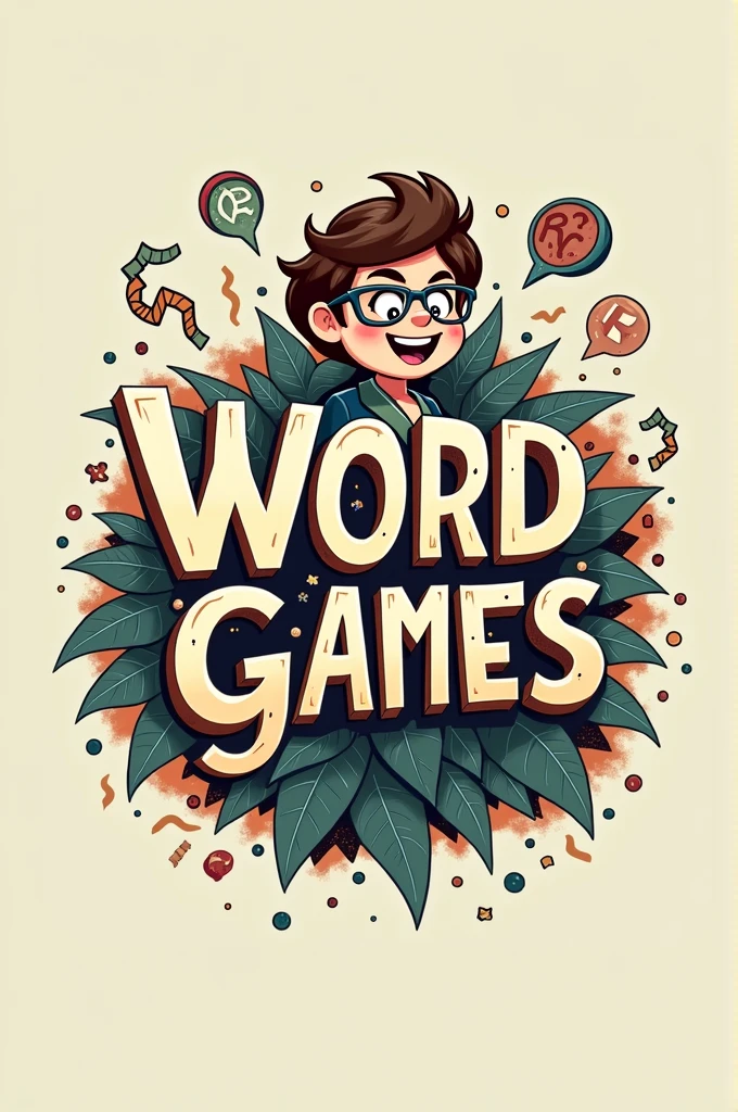A tagline for a game company called Word Games 