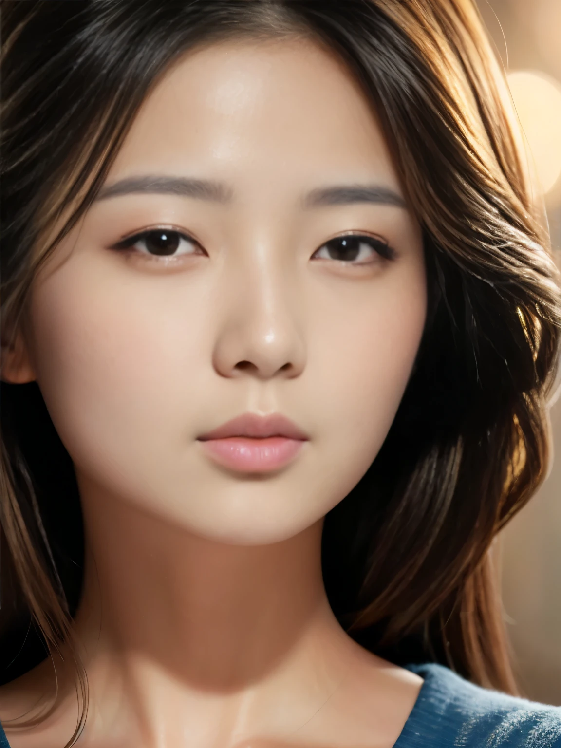 photorealistic, (best quality, 8k, 32k, masterpiece, UHD:1.2), Photo of Pretty Japanese woman, face close-up,