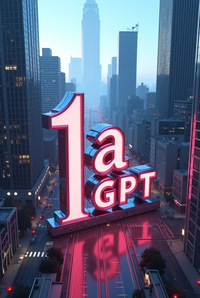 CREATE THE NAME "1ª GPT" IN 3D USING SAN FIERRO GTA SA AS BACKGROUND