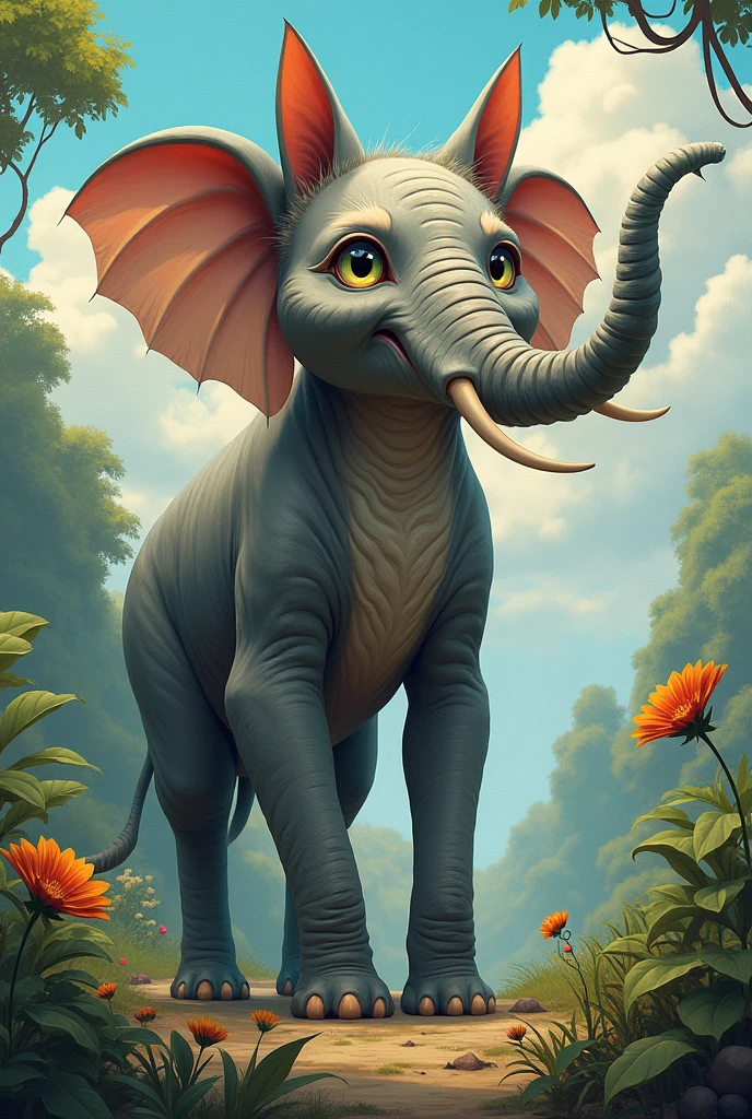 Hybrid between cat and elephant