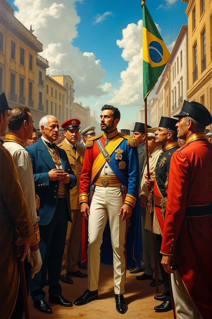 During the independence of Brazil