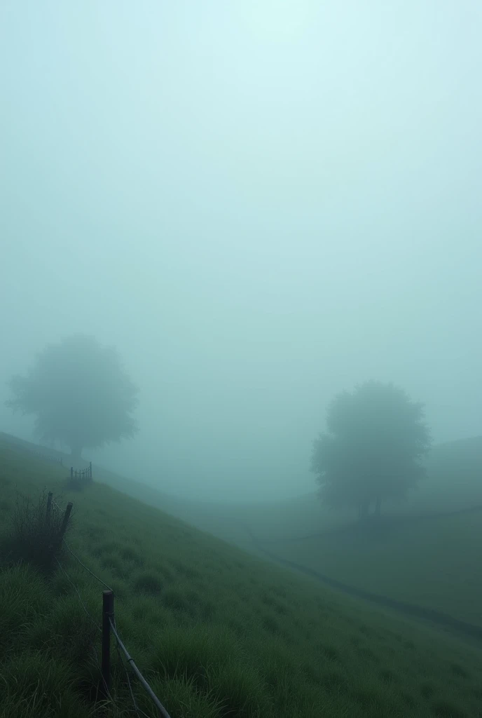 A Fog covered landscape