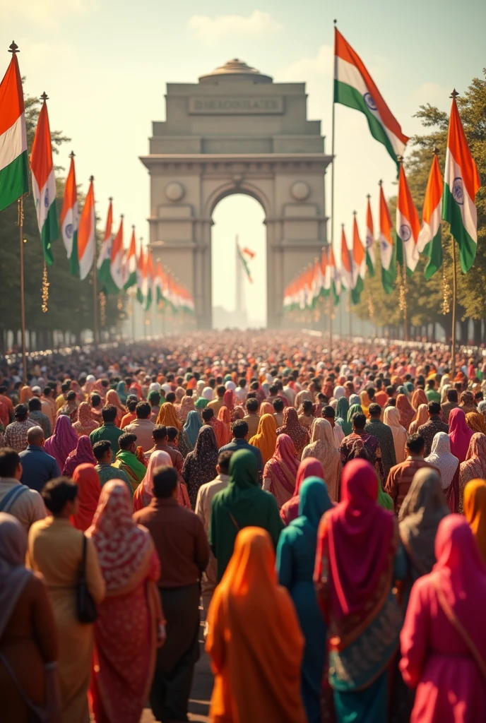 (photorealism:1.2), 78th Independence Day. 15 august   india 🇮🇳
