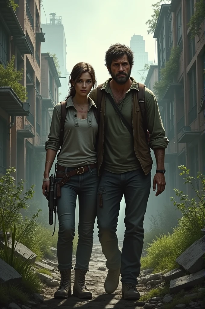 Ellie e Joel de the last of us