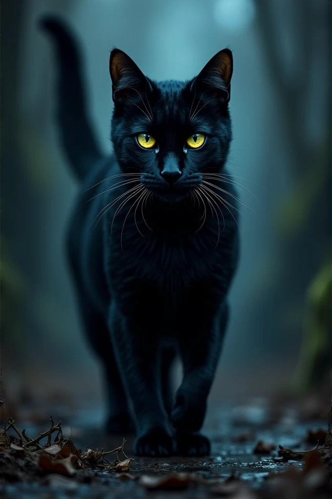 Spawns a black cat 