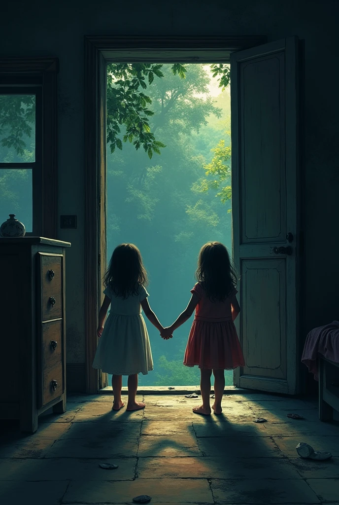 Alif ve Zeynep, They spent their summer holidays in their grandmother's old village house.. This, It had not been used for years and the surrounding forest, It was very dark and scary.. Girls, They didn't know much about the history of this house., But they knew that their grandmother had experienced some strange events here in the past..
One evening, They had left home to attend a festival in the village.. When they come back, It was dark. Thisin içi sessiz ve karışıktı. Alif, He suggested that they play a game recommended by their friends to spend the night without fear.. This game "Shadows" It was called and was played to test their courage in the dark when the lights were off..
Zeynep, She was a little nervous but saw her sister's courage and accepted.. During the game, Alif bir an için ışıkları kapattı ve etrafı daha da karanlık hale getirdi. Girls gülüp, While they were joking, they suddenly heard a scream. his, It was coming from inside the house..