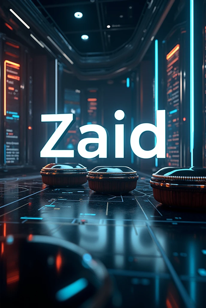 Futuristic background with the phrase Zaid Original mix Israel JB And some African drums around