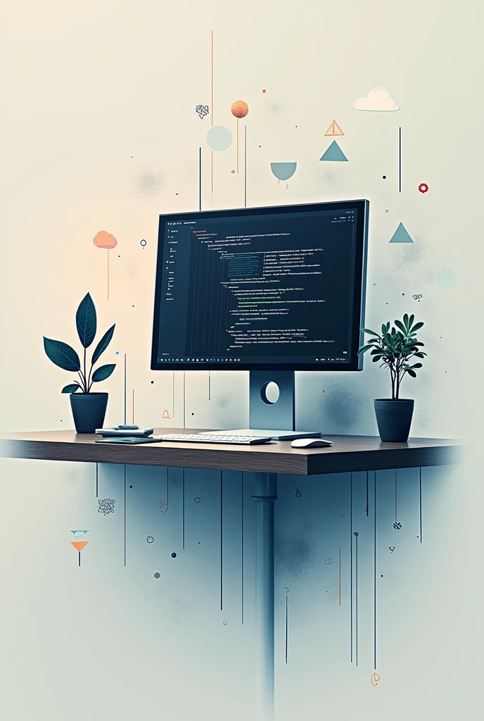 Generate desktop wallpaper, I am software developer, my name is anurag , generate wallpaper and also leave a footprint for my name as decoder anurag