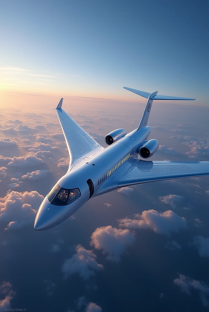 "A passenger aircraft with folding wings to facilitate takeoff and landing at smaller airports."
"A cabin interior with translucent walls that offer panoramic views during flight."
"A smart lighting system that adapts to passengers' circadian rhythms, improving sleep and well-being on board."