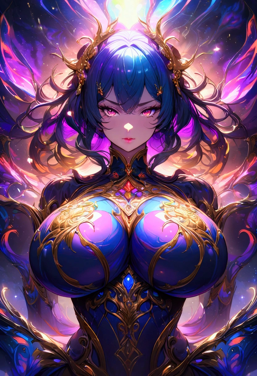 Two big-boobed ladies