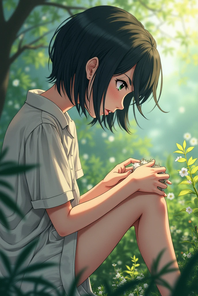 Mukuro is a caring, gentle person despite being the "Ultimate Soldier". https://danganronpa.fandom.com/wiki/Mukuro_Ikusaba