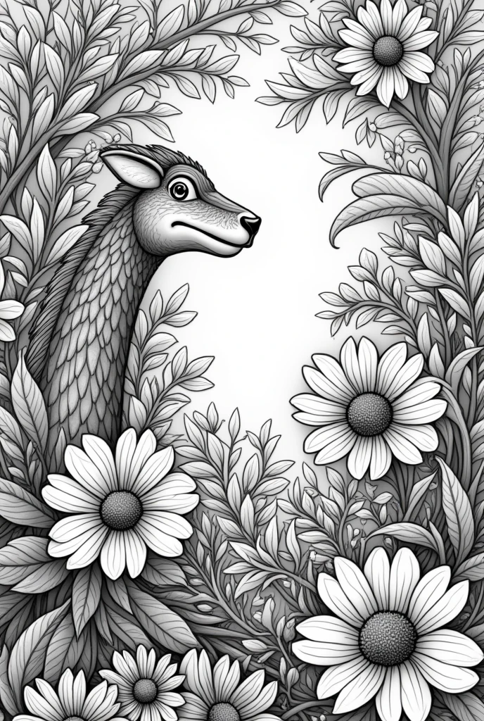 Commercial coloring book pages for adults black and white high details different types of images