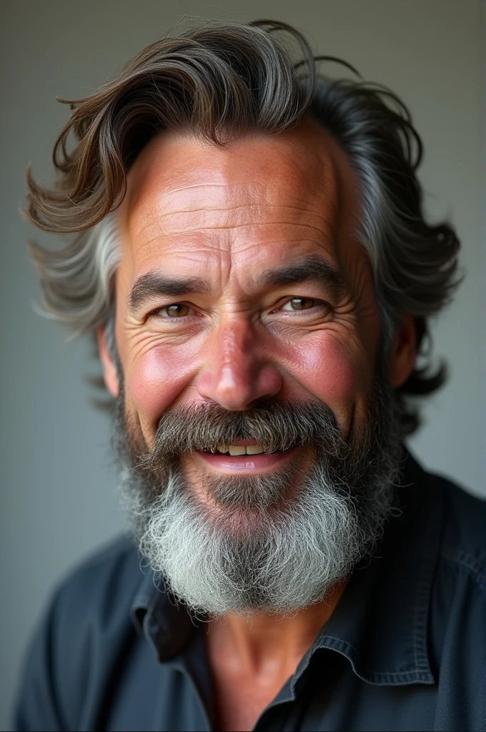 Make a cool and bearded dad with hair