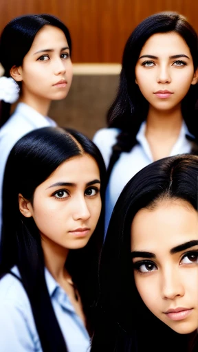 A group of BNEI BRAK friends gathered with focus on the face.