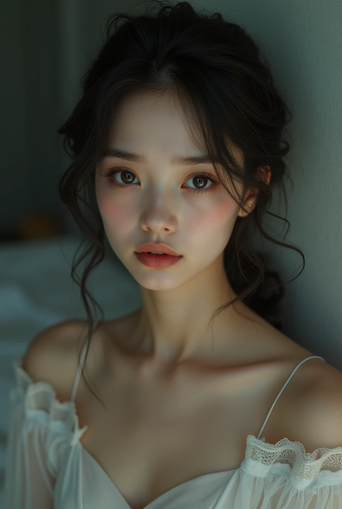 Wanita cantik yang sedang stress akan kehidupan