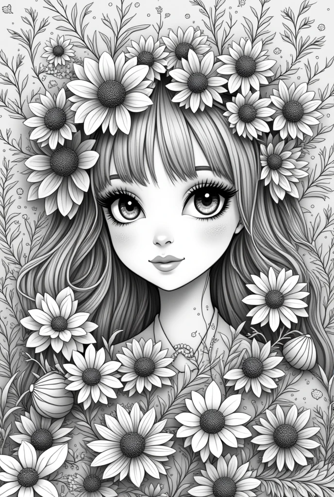 Commercial coloring book pages for adults black and white high details different types of images