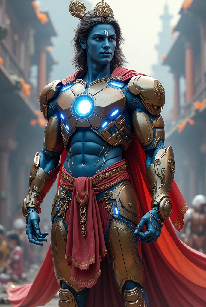 Lord Krishna as ironman