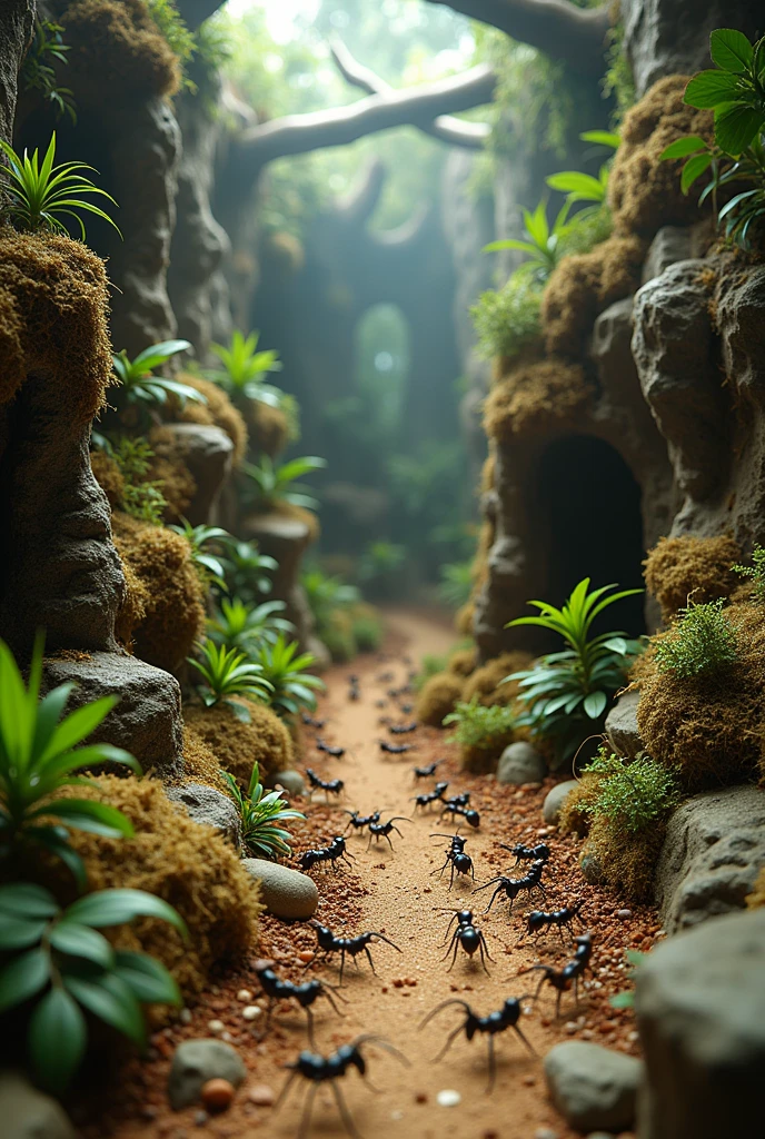 Zoo ant terrarium
