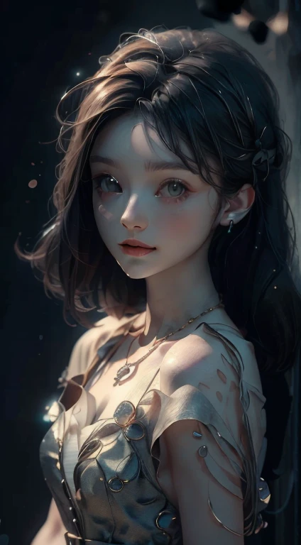 最high quality, masterpiece, High resolution, One person, Porcelain Dress, hair accessory, necklace, jewelry, Pretty face, On the body, Tyndall effect, Realistic, Shadow Studio, Rim Light, Dual Tone Lighting, (High Definition Skins: 1.2), 8k UHD, Digital SLR, Soft Light, high quality, Volumetric Light, Sneak Shot, photograph, High resolution, 4K, 8k, Background Blur,