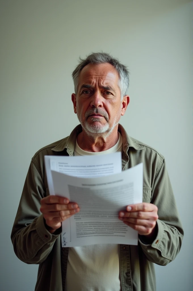 "Person urgently seeking financial help, with worried expression and emergency documents"
And please this image is made on its size 959 × 639 px