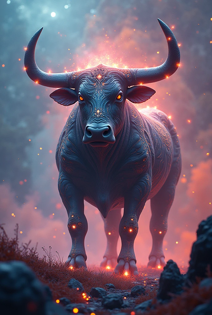 Make the Guaranteed Bull of the Parintins Festival mythical version