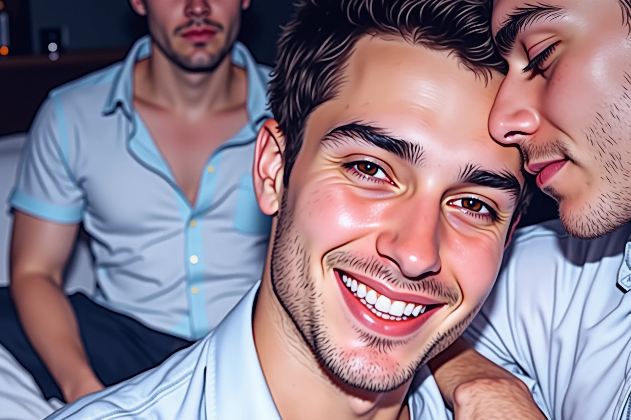 Deux homo sexuels personnes réels 


