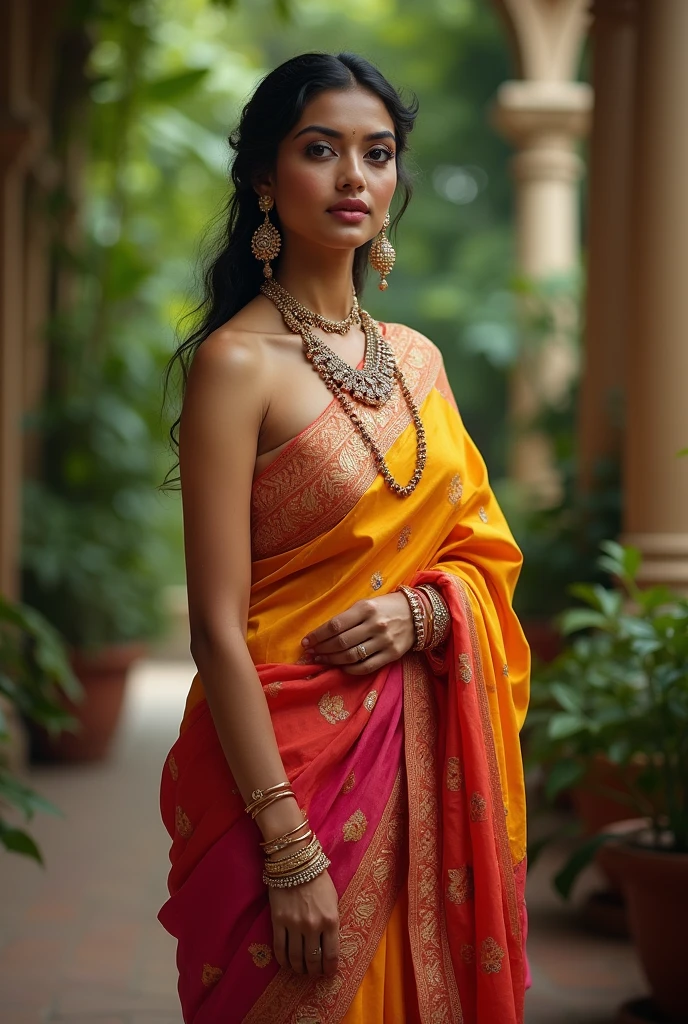 Woman in saree