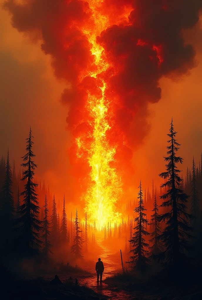 Poster Forest burning