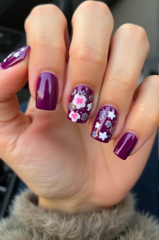 summer nails right site on garl