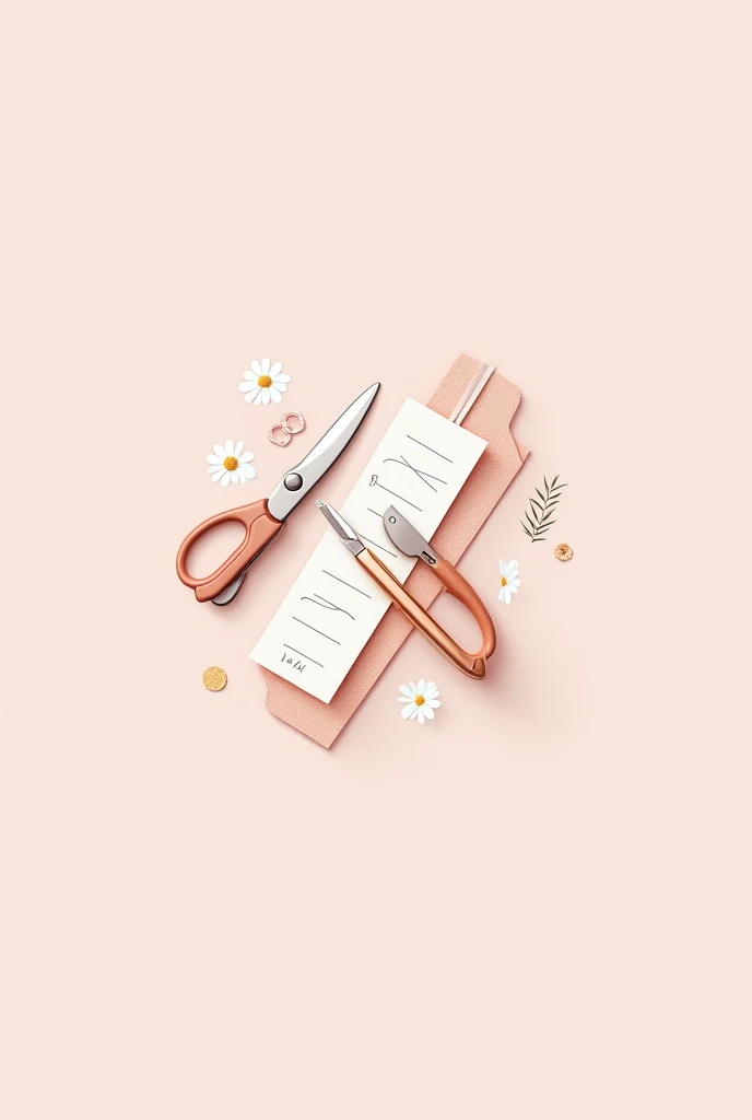 Stationery Logo
With the name Ouchi Paper
With some items like scissors, utility knife and paper, pink background, I want a very beautiful and delicate modern logo