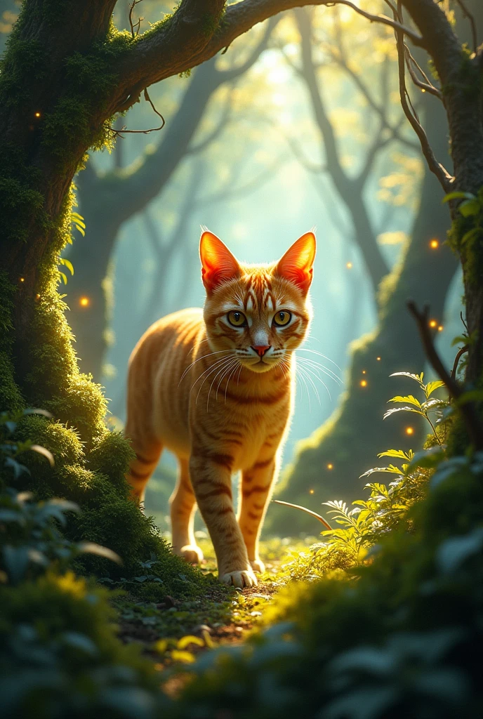Fantasy Forest Cat