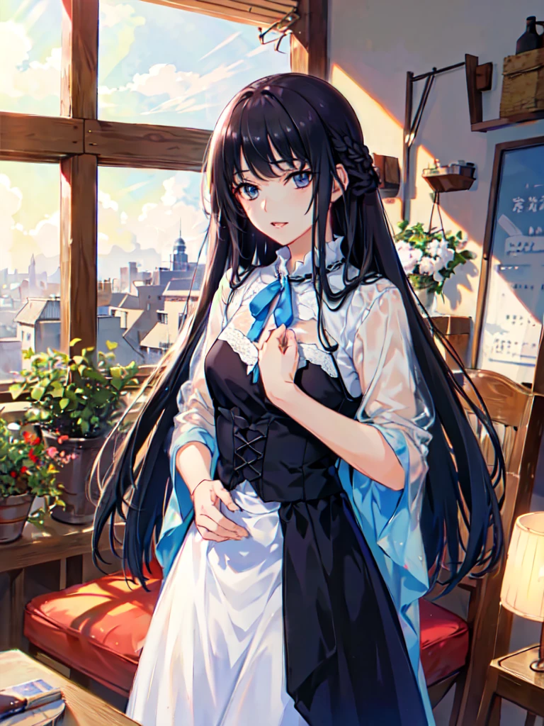 Highest quality,masterpiece, High resolution,original, Beautiful attention to detail,Very detailed, One person, Yuki, Long Hair, very Long Hair, dress, alone, View your viewers, soldier