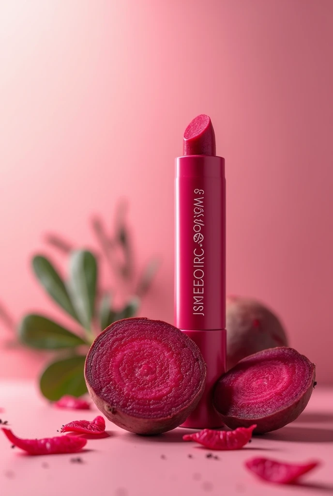 Create a Flyer for a Beetroot Lip Balm