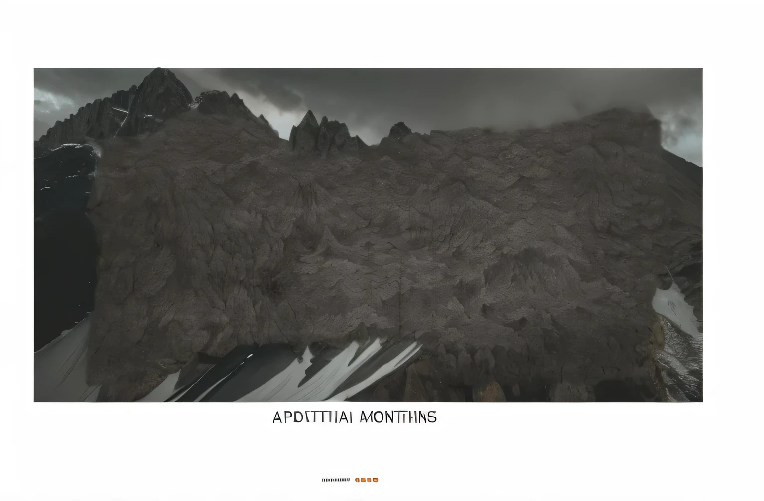 Continuous mountain peaks,rock,Hyperreal,Realistic