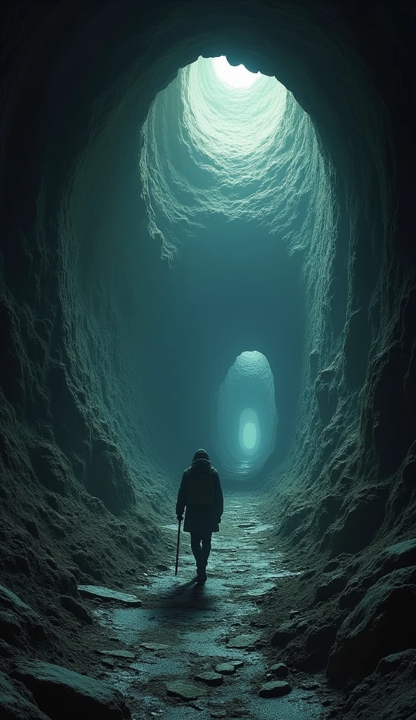 ground might give way beneath your feet, or you might get lost in the twisting tunnels, never to be seen again cinematic