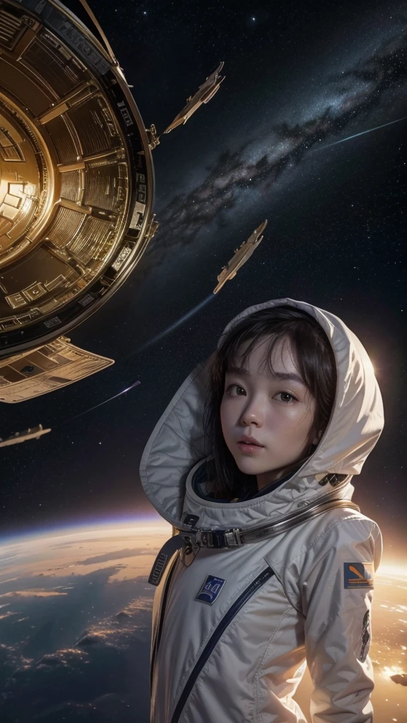 Bitcoin, Ethereum and Solana together going to space cryptocurrency images