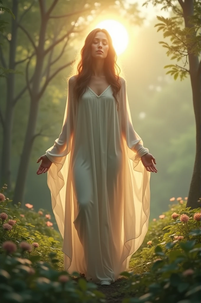 One spiritual woman