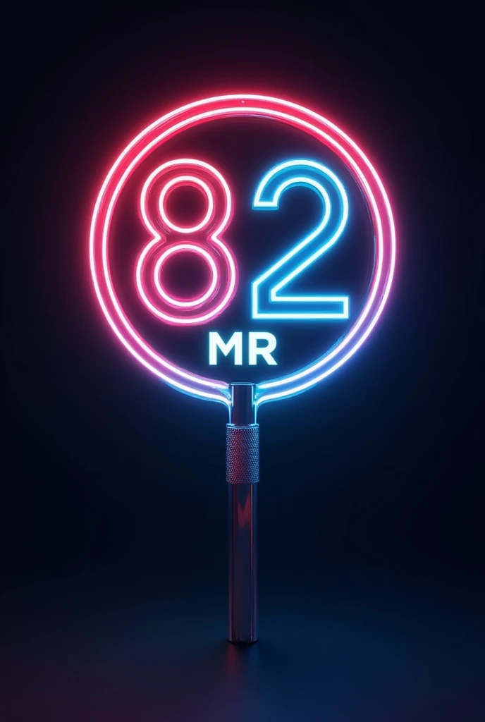 Lightstick boygroup 82MAJOR, number 8 number 2 letter M, circle, the meaning of the group is being major in the world beyond Korean as 82