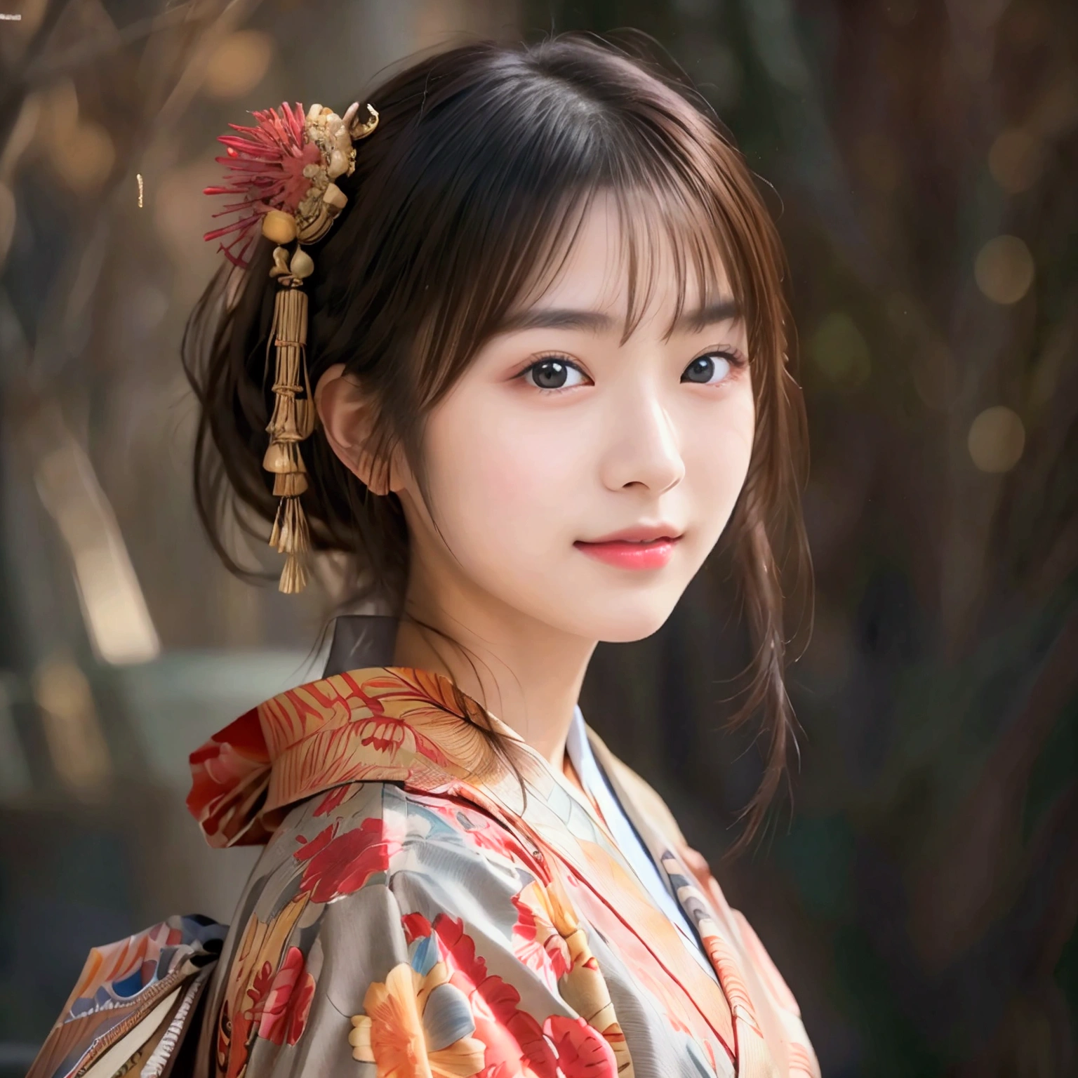 masterpiece:1.5、Highest quality:1.5、(Beautiful Japanese Woman:18-year-old)、Black straight hair、Beautiful kimono:Colored:Japanese pattern,Beauty Painting、Realistic portraits、Beautiful detailsまでこだわった目、超High resolution, (reality:1.2), Cinema Lighting、Detailed face、 Beautiful Face、Beautiful Skin、(Looking at the audience)、(High resolution)、(8k)、(Very detailed)、(Beautiful details)、(wallpaper)、Bright lighting、Professional Lighting、smile,whole body、Skin-beautifying effect、Overall image、Accurate anatomy:1.2、Accurate Images:1.2、Very detailedな画像、Perfect image、Perfect Image、Natural soft light、Beautiful images、(Best Shot,RAW Photos)

