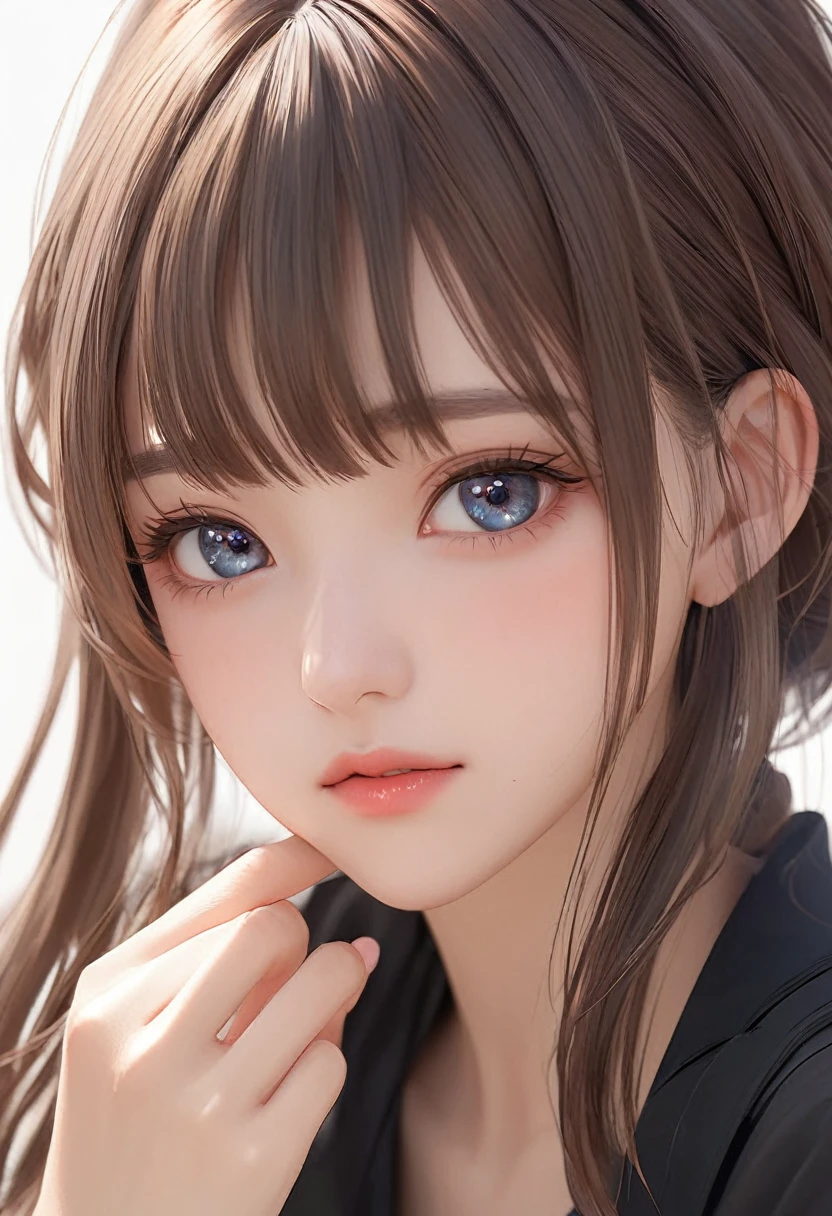 18 year old beautiful girl, masterpiece, Highest quality, 8K Animation, Detailed fingers, Accurate Fingers, It's not an unnatural hand., figure, 1 person, alone, Pink Bob Cut, Gold crown, Flower Hair Ornaments, Sagging eyes, Red mini skirt, Yui