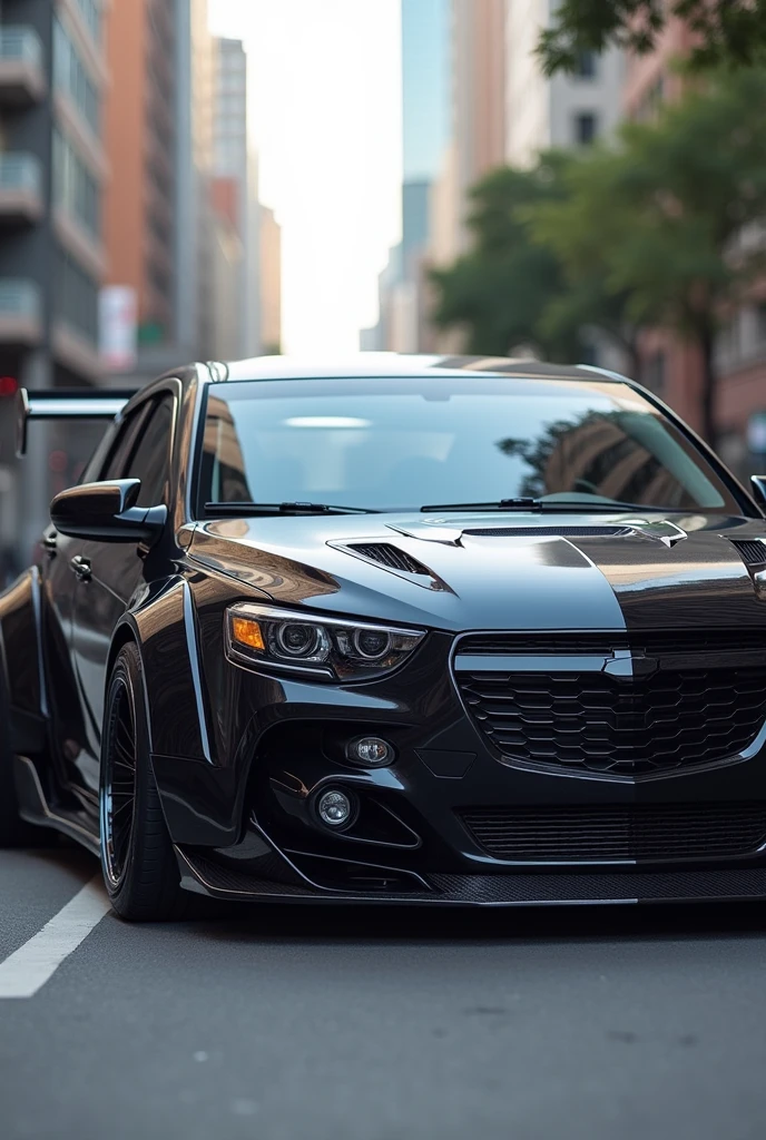 Chevrolet Optra con body kit