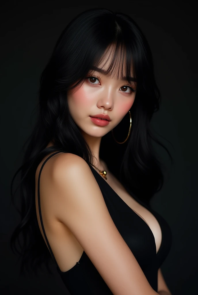 Lisa black pink sexy